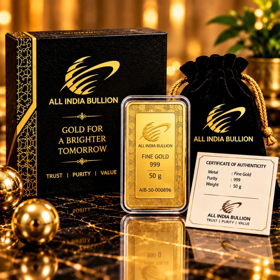 Exclusive 50 Gm Gold Bar