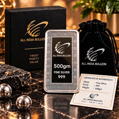 500 Gm Silver Bar