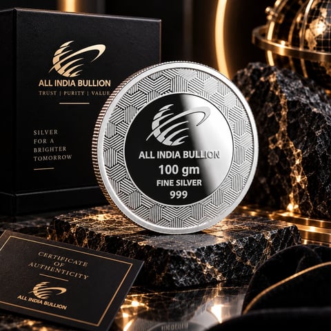 Exclusive 100 Gm Silver Coin