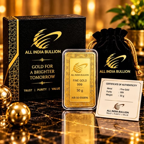 Exclusive 50 Gm Gold Bar