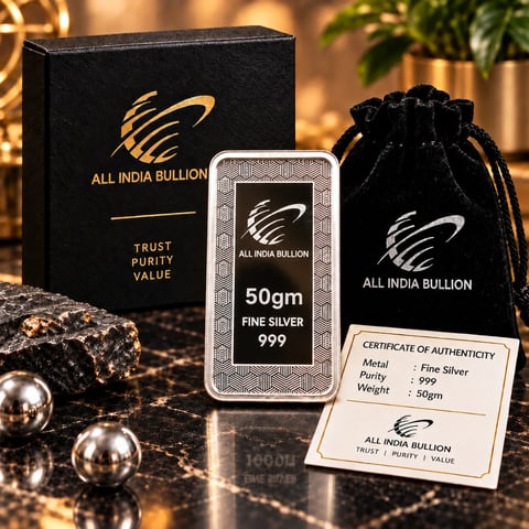 Exclusive 50 Gm Silver Bar