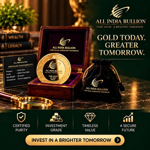 Exclusive 25 Gm Gold Coin