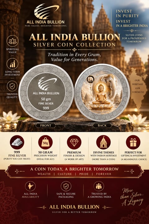 Jain Tirthankar Coin - 2 · 50 g